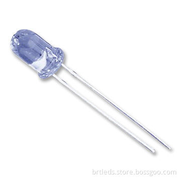 Infrared Emitter with Standard T-1 Package, 850nm Peak Wavelength, 40° Radiant Angle